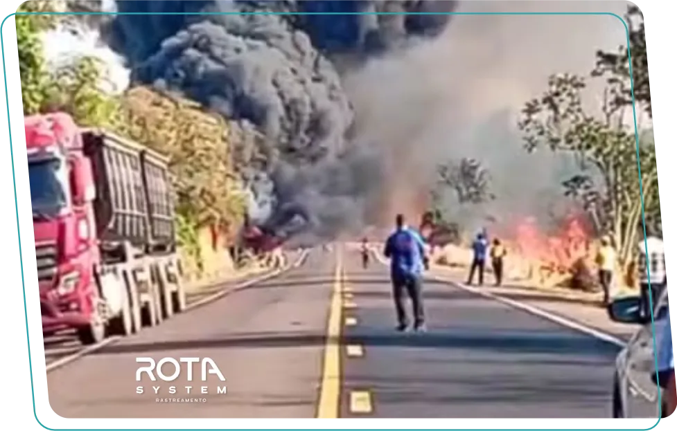 Explosão de Carreta: RotaCam registra dinâmica do acidente
